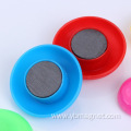 Plastic covered colorful whiteboard magnets